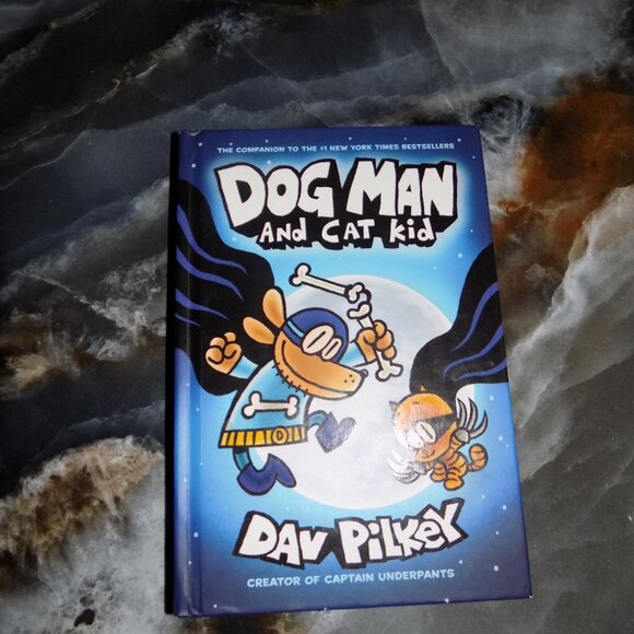 DogDog Man and Cat Kid: From the Creator of Captain Underpants - ACCEPTABLE - Picture 1 of 4